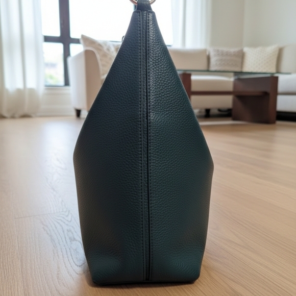 Kate Spade New York Zippy Shoulder Bag Pebbled Leather Purse Peacock (EUC) - Picture 2 of 15